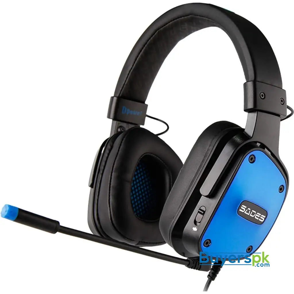 Sades D Power Sa 722 Blue Video Gaming Headset Multi-platform available to Avoid Distraction - Price in Pakistan Sades D Power Sa 722 Blue Video Gaming Headset Multi-platform available to Avoid Distraction - Price in Pakistan